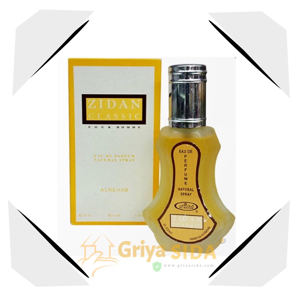 Parfum al rehab zidan classic 35ml original minyak wangi alrehab spray PROMO!