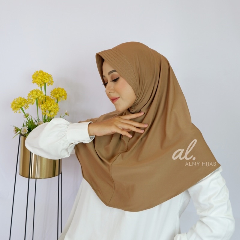 Jilbab bergo Hamidah Jersey / Hijab Jersey / jilbab sport / Hijab Instan Jersey Pinguin