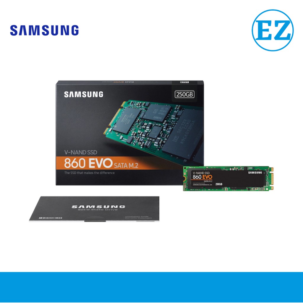 SSD SAMSUNG - 860 EVO, 250GB, M.2 2280, SATA III
