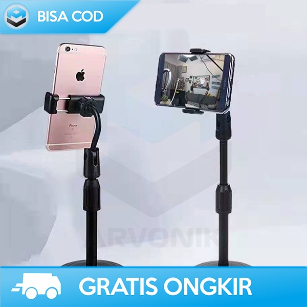 STAND HOLDER HP BRACKET 30CM CLAMP SMARTPHONE ABS BY TAFFSTUDIO H120