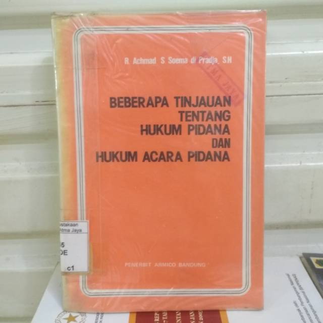 Jual Beberapa Tinjauan Tentang Hukum Pidana Dan Hukum Acara Pidana ...