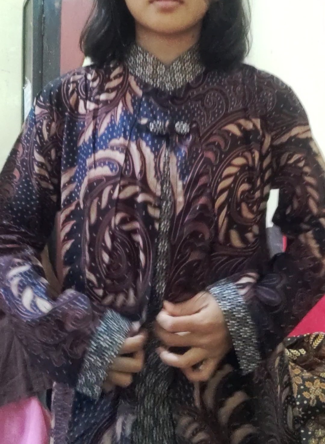 Batik Wanita Asj Sa Hrb026 Kenongo Kemeja Tosca Pendek