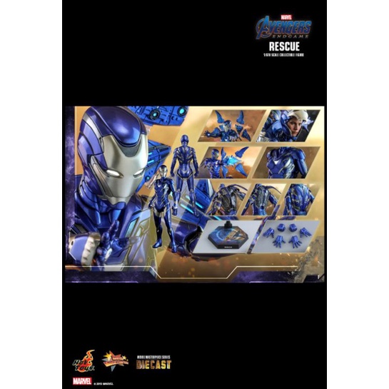 hottoys 1/6 ironman mark 49 pepper potts avengers end game diecast