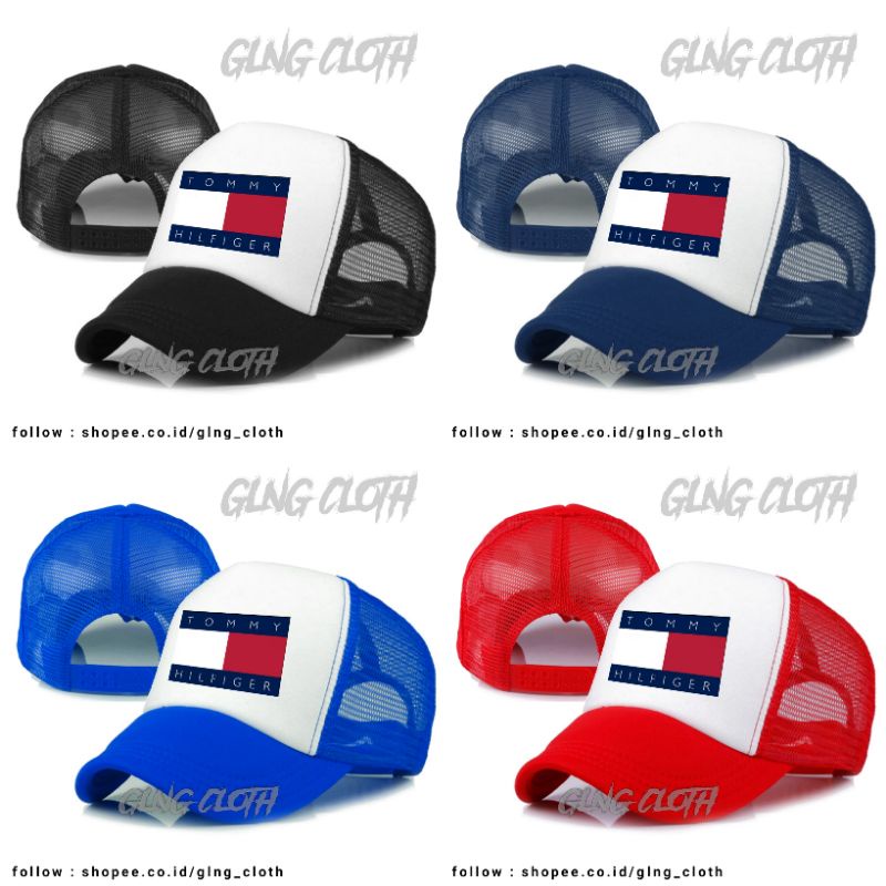 Topi Tommy H Trucker Jaring - Topi Tommy _ Hilf