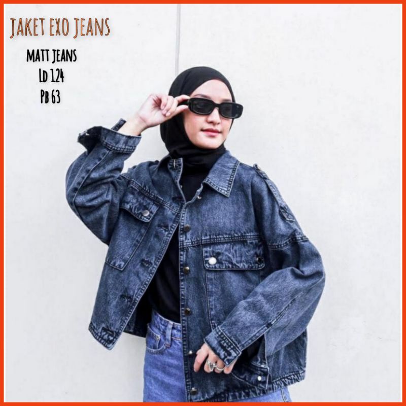 JAKET JEANS WANITA TERLARIS / JAKET OVERSIZE BEST QUALITY