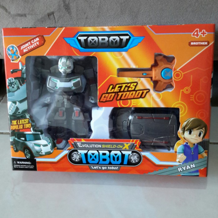 Mainan Tobot Evolution SHILED ON X A2 Grey - Mainan Robot Tobot