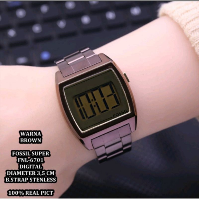 jam tangan anti air LED wanita terbaru