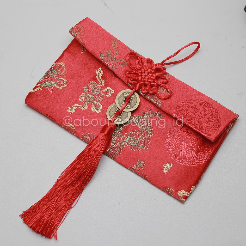

ANGPAO KAIN koin L red PERHIASAN LAMARAN SANGJIT WEDDING