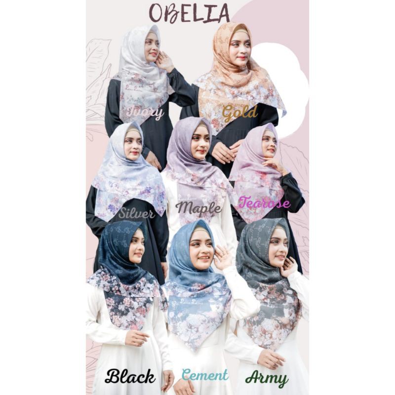 Voal Segi empat Obelia by Linalivia