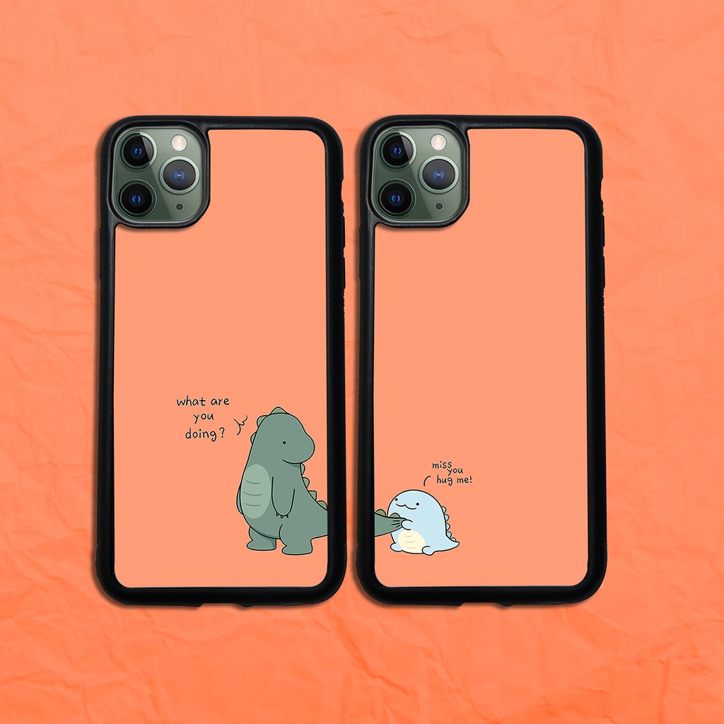 Case Dino Couple Iphone Samsung Oppo
