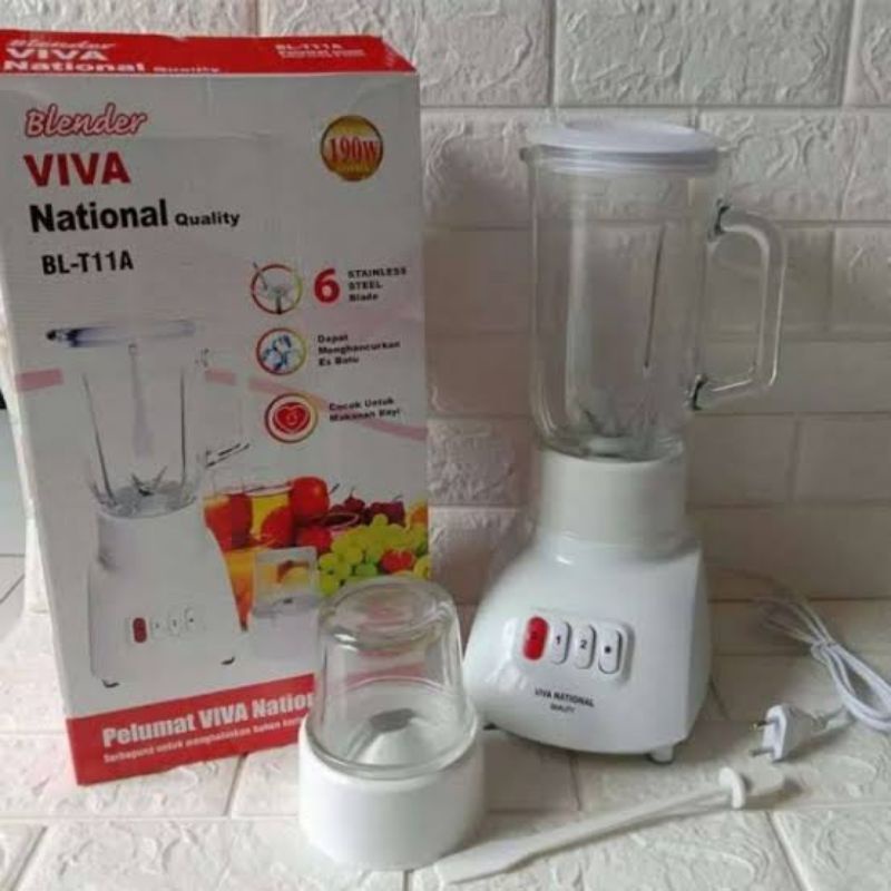 blender kaca National viva Omega BL-T11A / blender jus kaca / blender bumbu serbaguna dll