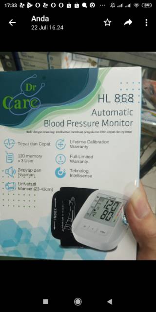 Tensi digital HL 868 / HL 888