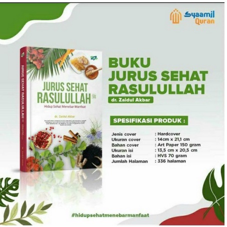 JURUS SEHAT RASULULLAH JSR DR ZAIDUL AKBAR BEST SELLER