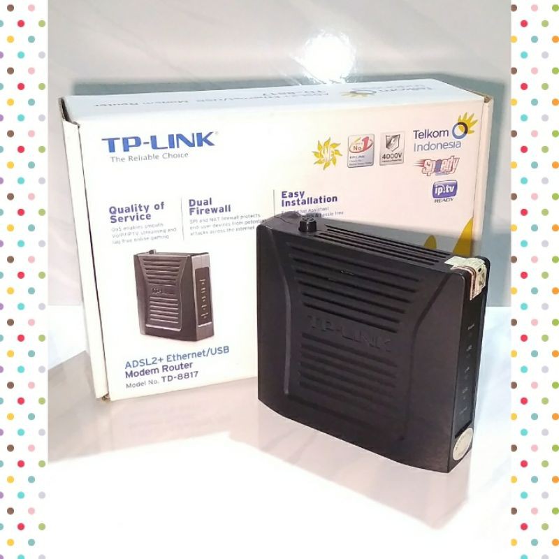 modem router adsl2+ TP-LINK TD-8817