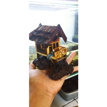 MINIATUR RUMAH + MINIATUR ORANG-ORANG AN