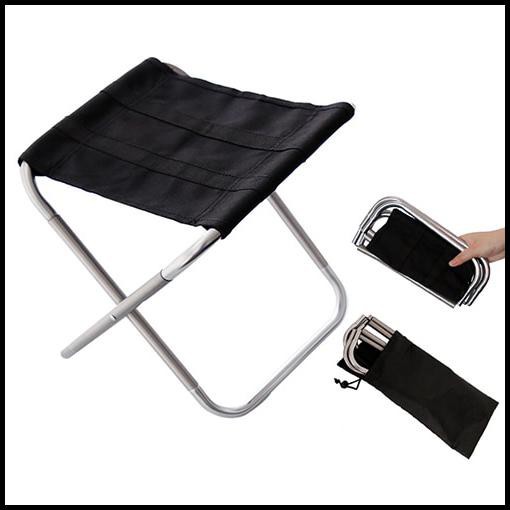 Taffsport Kursi Lipat Portable Memancing Outdoor Fishing Chair Yyy002 Silver Grab Medan