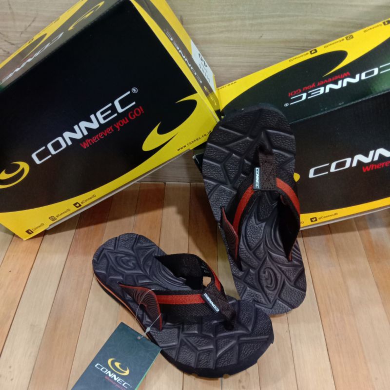 sandal jepit outdoor anak CONNEC "BUMBLE" Coklat UK 33-37 ORIGINAL.sandal jepit outdoor pria terbaru
