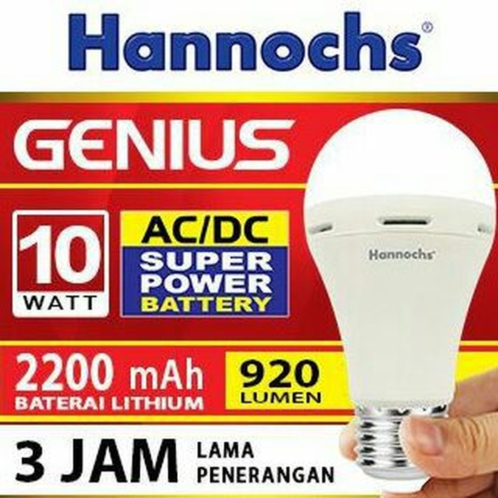 Lampu LED Emergency Hannochs Genius 10W