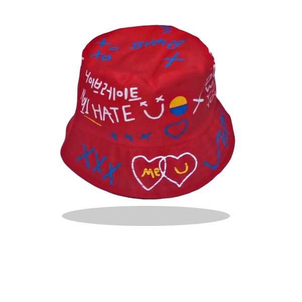 TERMURAH TOPI BUCKET HAT KOREA LAKI CEWE SABLON BADAS BOLAK BALIK PANTAI FISHERMAN