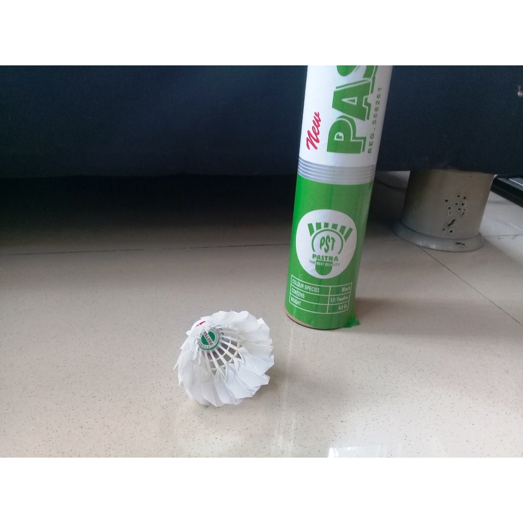 Kok Bulutangkis Pastra Hijau 12 Pcs Badminton Shuttlecocks - Pastra