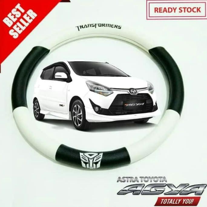Sarung Stir Mobil Agya Ayla-Cover Ster Setir Seter-Pelindung Asesoris