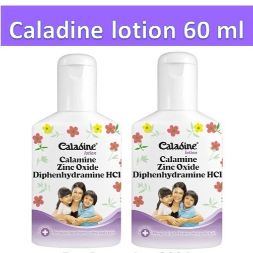 Caladine lotion Calamine Zinc Oxide Diphenhydramine HCI 60ml Obat Gatal Cair CALADINE LOTION 60 ML BEDAK ANTISEPTIK GATAL ALERGI BIANG KERINGAT Obat Gatal Biang Keringat Anak Bayi