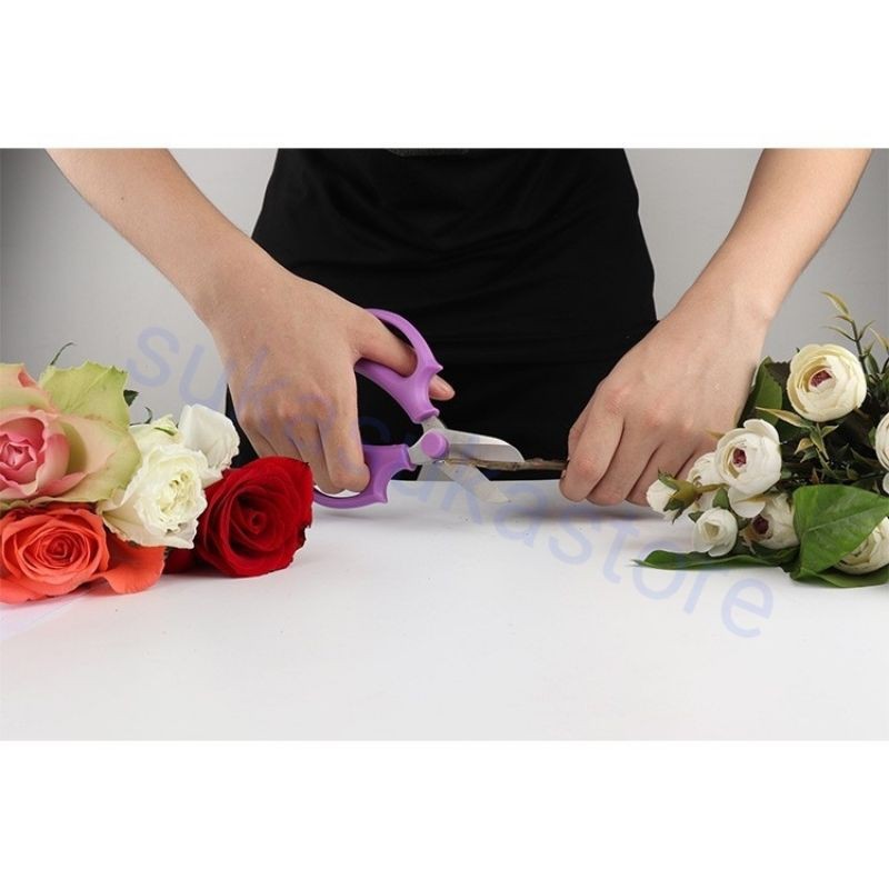 Korea Flower Snip - Gunting bunga - Florist Korea Floral Scissors -  Barang florist