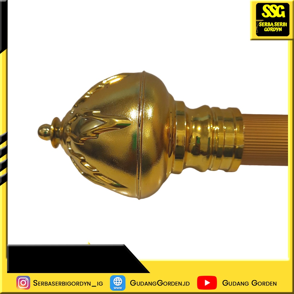 End Cup/Tutup Gold Gorden Batang Rel Jumbo