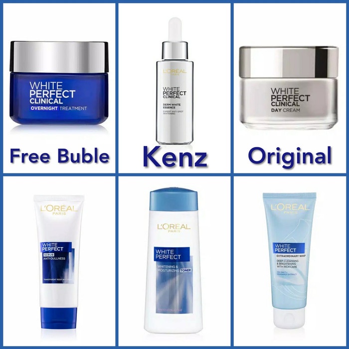PROMO LOREAL PARIS White Perfect Clinical Day Night Cream / Toner / Essence - Fcl Foam 100ml