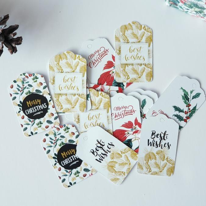 

Open DS] Hang Tag Label Natal Seruni Living 5 model isi 20