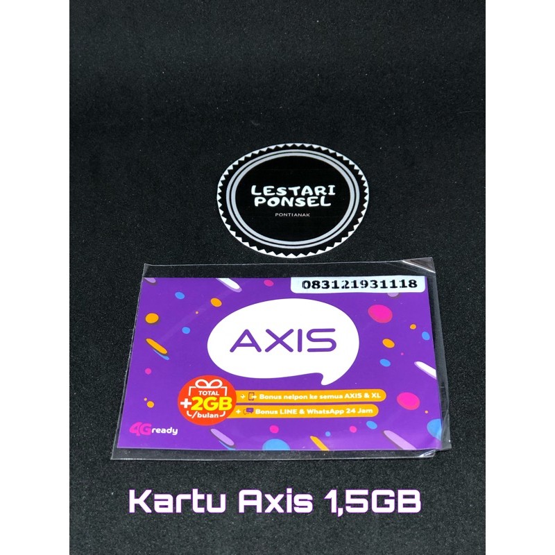 Kartu Axis 1,5GB BOY