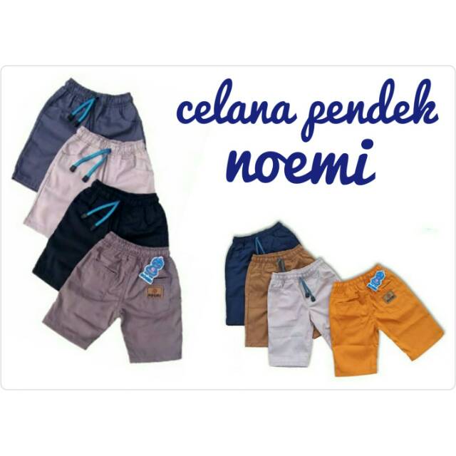  1 7th Noemi Celana  Pendek Katun  Twill  Anak  Shopee 