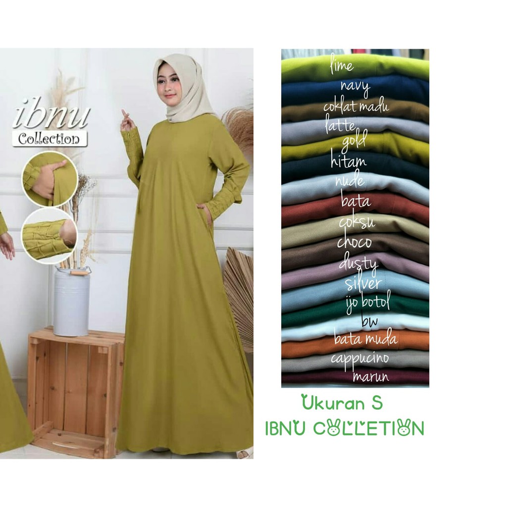 Gamis syar'i ibnu collection size S