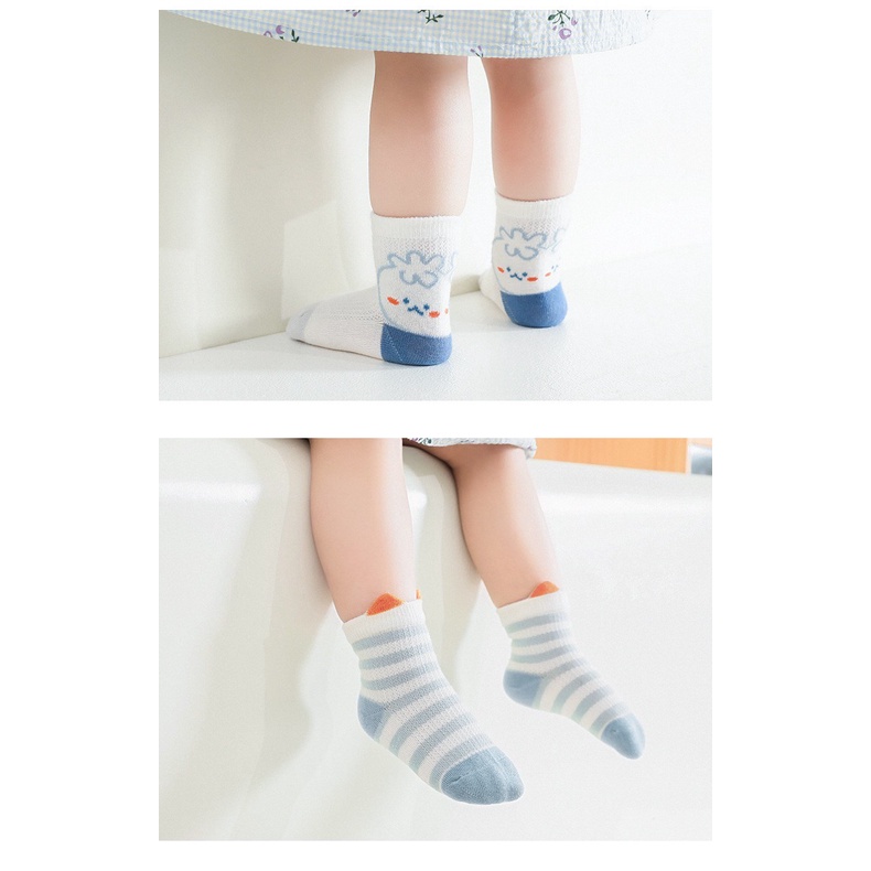 [4 PSG] 0-5 thn | KAOS KAKI BAYI ANAK IMPOR SOCKS LUCU KARAKTER KARTUN UNISEX Catalog QN QAV