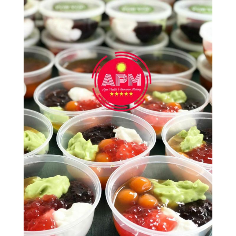Cup Dimsum | Bubur | Salad 450 ml mangkok isi 10 pcs
