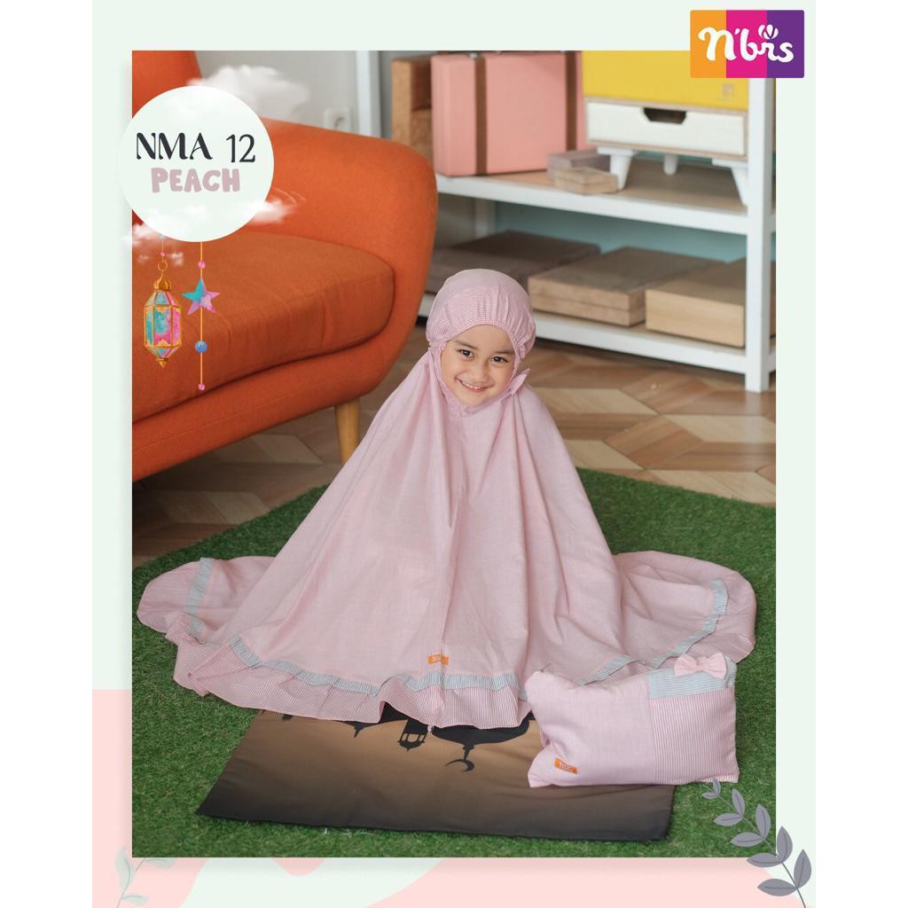 NIBRAS MUKENAH NM 12 NMA 12 BAHAN PICES DYE NIBRAS MUKENAH COUPLE DEWASA DAN ANAK [BISA COD}