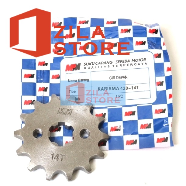 Gir Gear Depan 14T 420 Karisma Supra X 125
