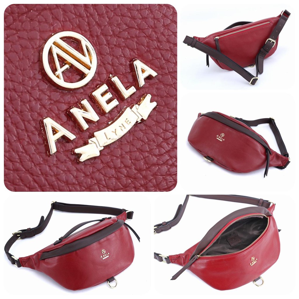 ANELA LYNE BOMBA WAIST BAG TWO TONE 898#A093 ORIGINAL