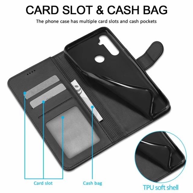 Case Xiaomi Redmi 10 2021 NEW Flip Wallet Cover Leather Kulit Stand Dompet Casing Standing