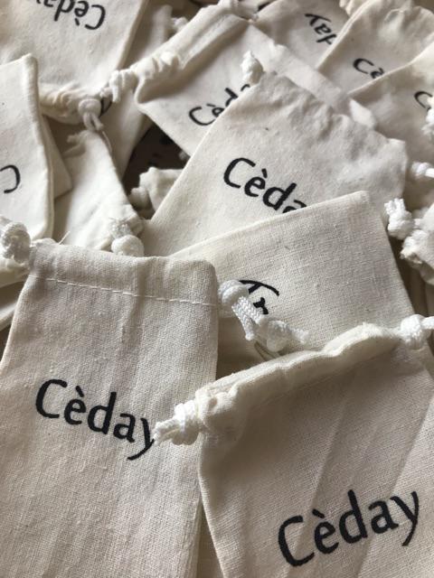 Pouch/ Kantong / Stringbag/ Dustbag Mini Serut Blacu Uk  5x7 Cm