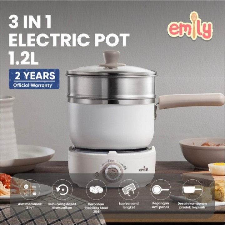 EMILY ELECTRIC POT 1.2L / EEP-18201