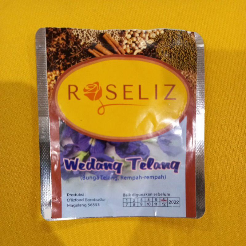 

Roseliz sachet wedang telang celup satuan