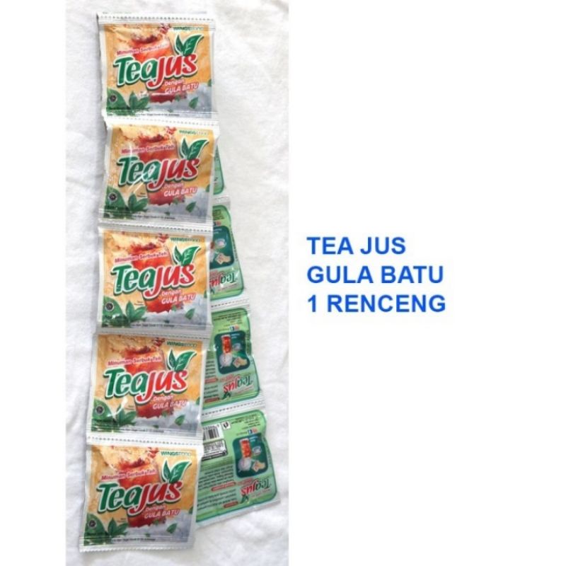 

Tea jus gula batu (1 renceng 10 sachet )