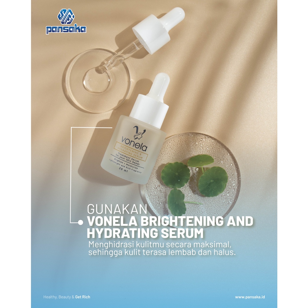 Serum Wajah Vonella - Serum wajah yg diperkaya dgn ekstrak Centella Asiatica