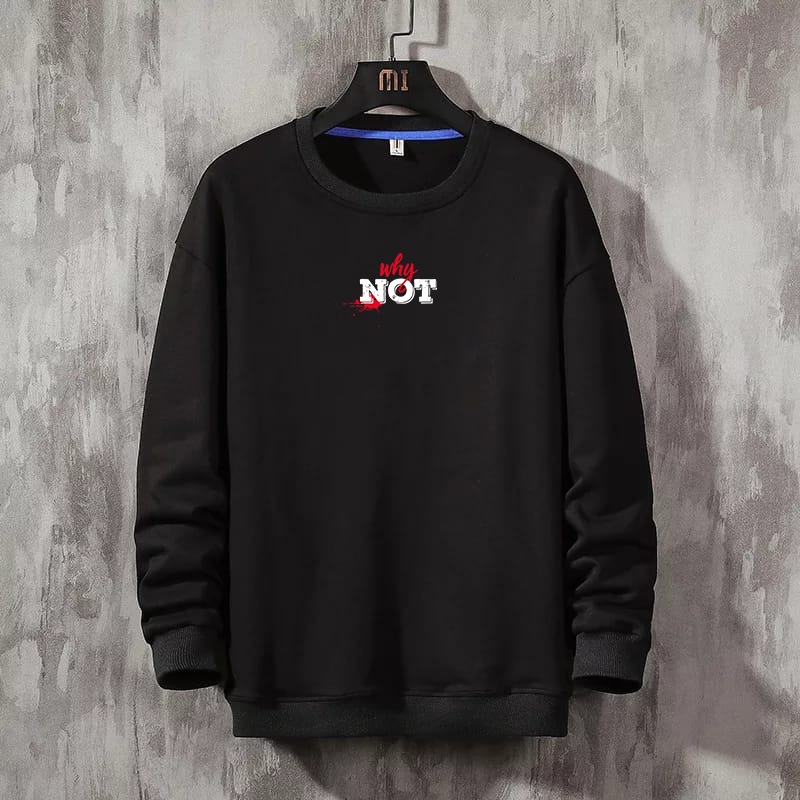 Sweater Unisex Why Not Sweater terbaru M-XXL