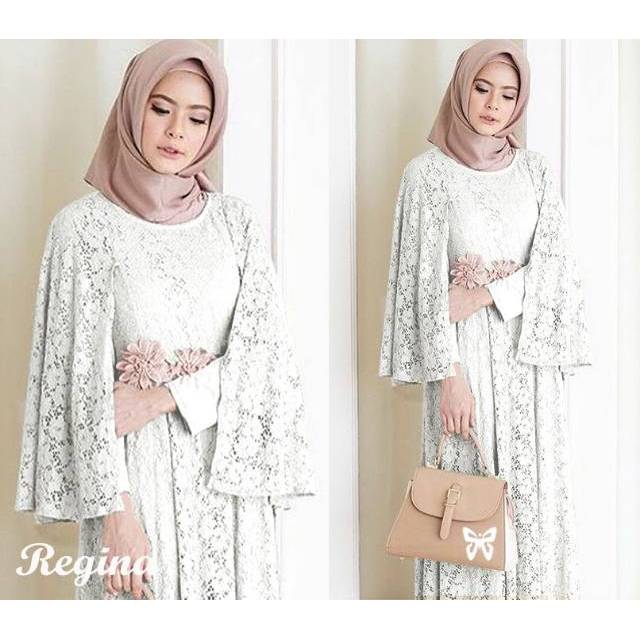 ELDE 5 - SALE Regina maxi spandek lapis brukat variasi 3 bunga, fit to L ( tanpa pasmina)