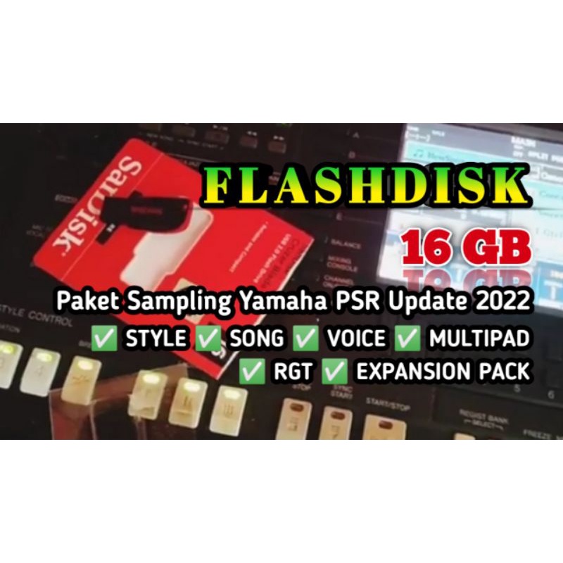 FLASHDISK STYLE & SONG YAMAHA PSR SX900 700 600 S975 775 950 750