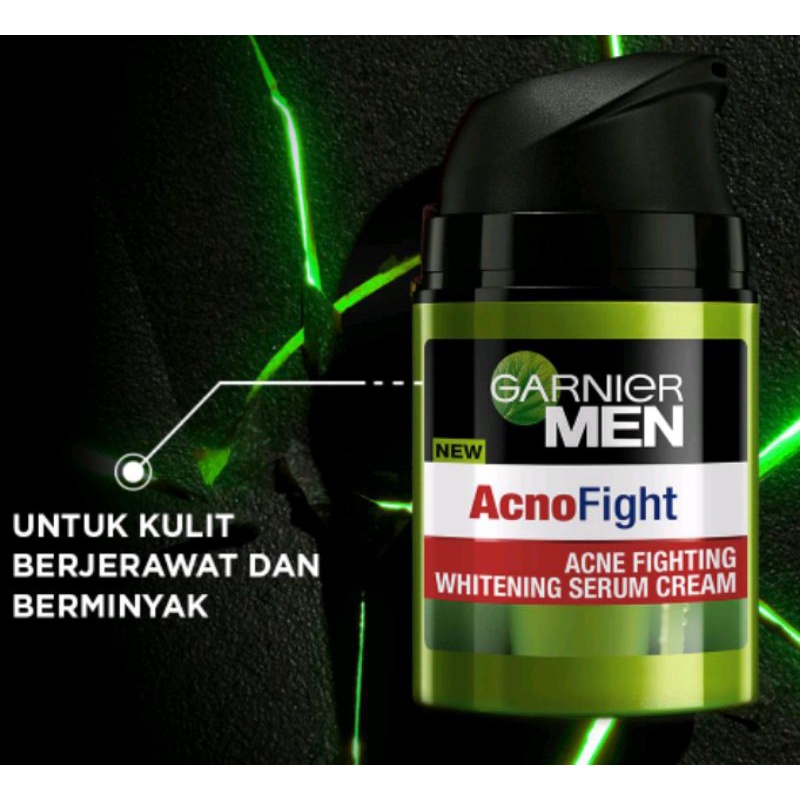 GARNIER Men Acno Fight Acne Fighting | Turbo Bright  Serum Wajah