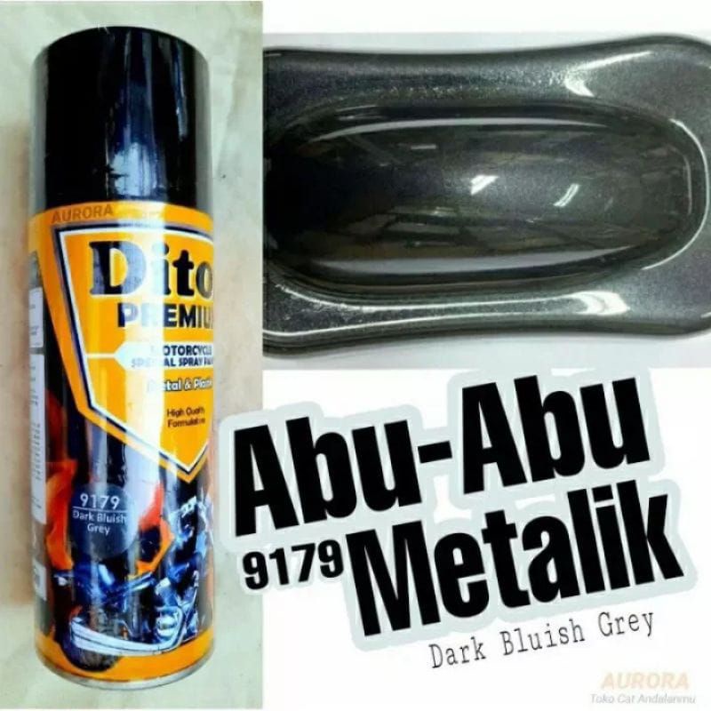 Pilok Pylox Cat Semprot Diton Premium Dark Bluish Grey 9179 Abu Abu Gelap Metallic Metalik Metalic 4