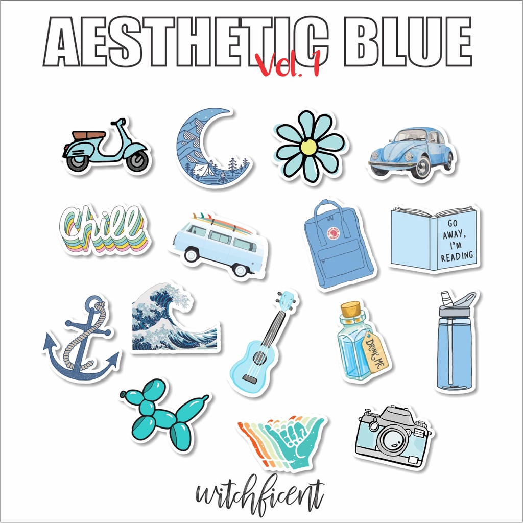 Sticker Aesthetic || Sticker Case || Sticker Laptop || Sticker Decal || Case Custom || Case Aestheti